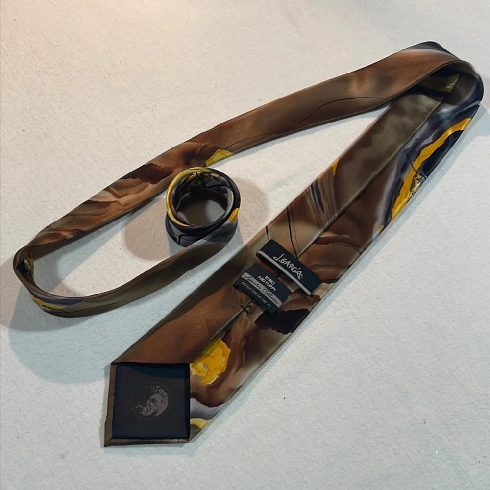 J. Garcia Rhino & Puppy Collection #10 Silk Tie Signature Collection